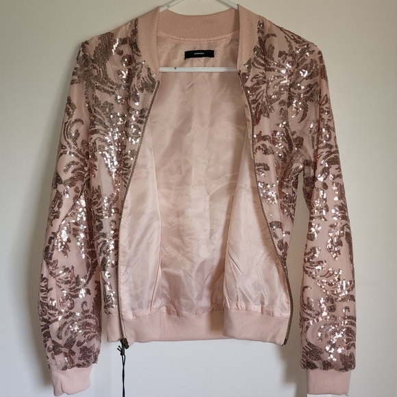 Diesel Sequin Bomber Jacket - Picture 8 of 16
